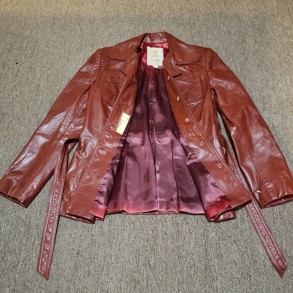 Gassy Jack vintage leather rustic brown jacket